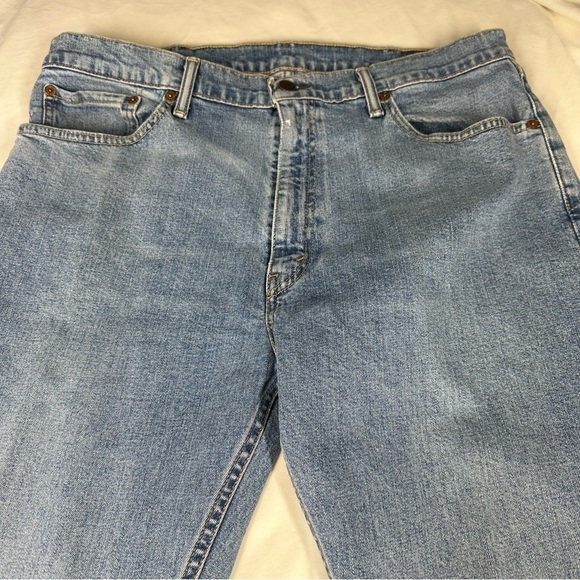 Vintage Mens Levi's 505 Jeans 2005 Regular Fit Straight Leg  36 x 32 Medium Y2K - Picture 6 of 12